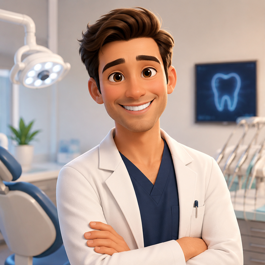 Stock portrait — Dr. Prashant Hajare at Dr. Prashant's Dental Care Clinic